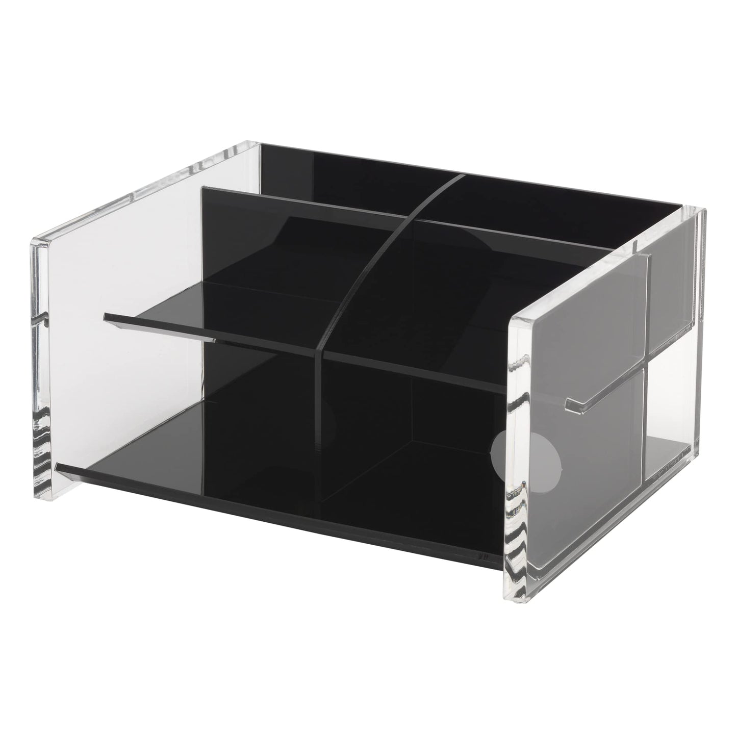 Realspace� Black Acrylic Desk Organizer