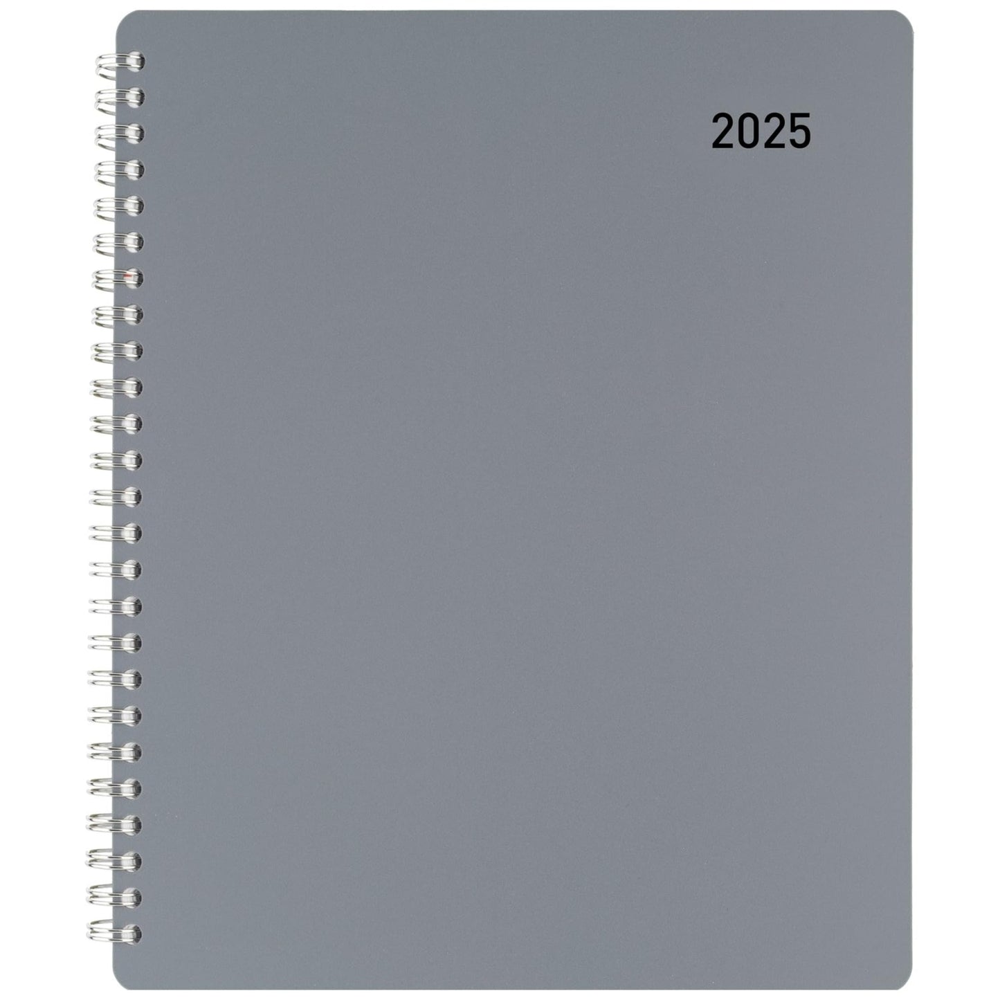 2025 Office Depot Weekly/Monthly Planner, 7" x 9", Silver, January To December, OD712100