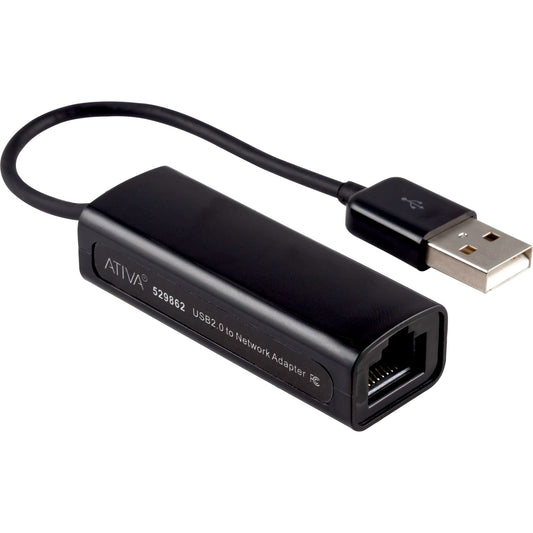 ATIVA® USB 2.0 to Network Adapter, 27562