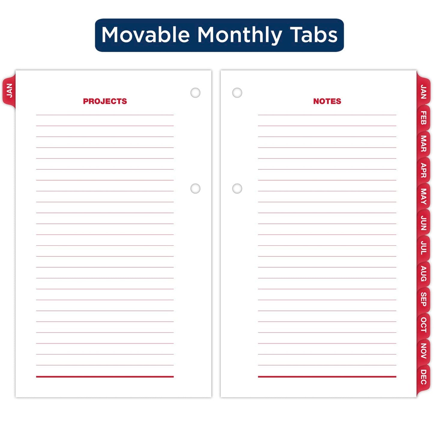 AT-A-GLANCE 2024 Daily Desk Calendar Refill, 3-1/2" x 6", Standard, Loose-Leaf (E0175024)
