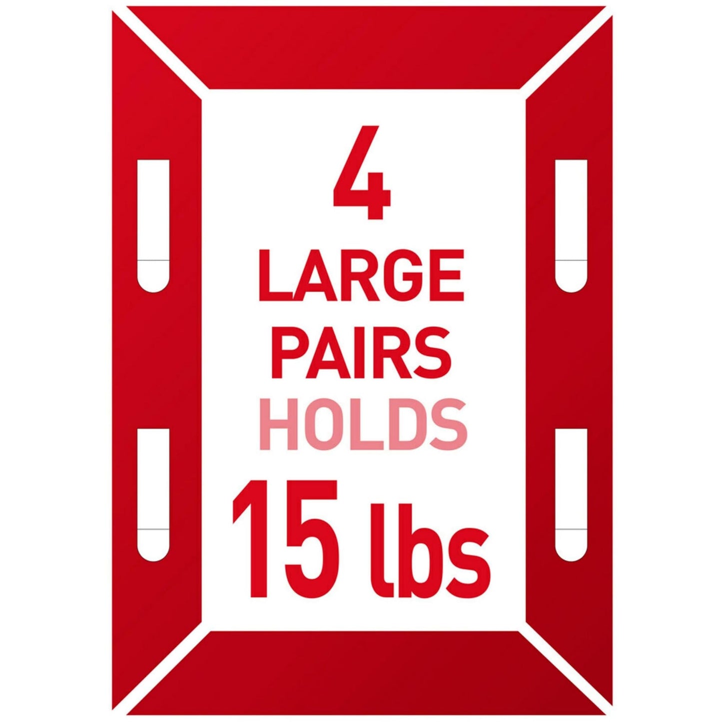 Command Large Picture Hangers, Black, Damage-Free Hanging, 4 Pairs