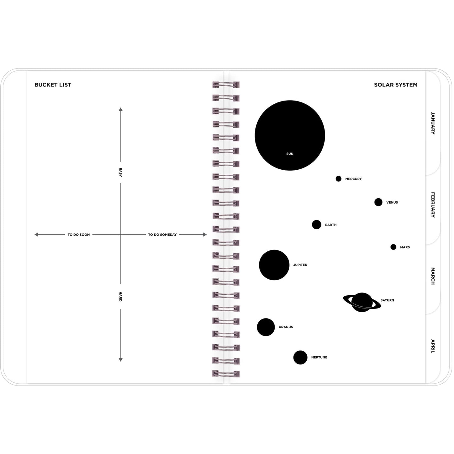 Blue Sky� Weekly/Monthly Perspective Planning Calendar, 5" x 8", Solid Pink, January To December 2023, 142327