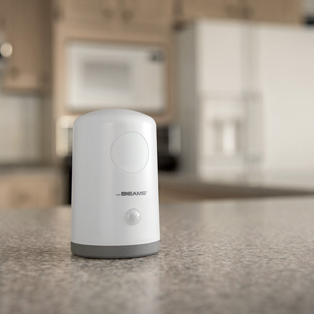 Beams MB750 20 Lumen LED Wireless Battery Powered Portable Motion Sensing Nightlight, 1-Pack, White