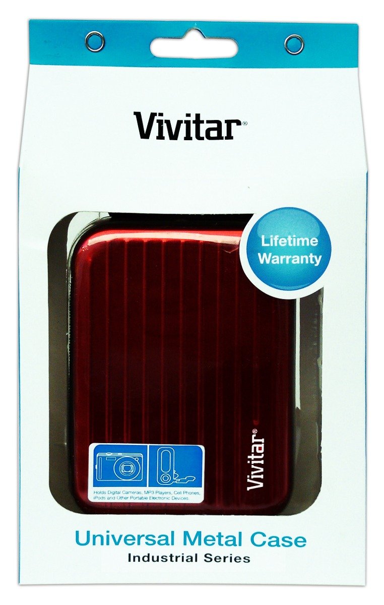 Vivitar Aluminium Case - Red