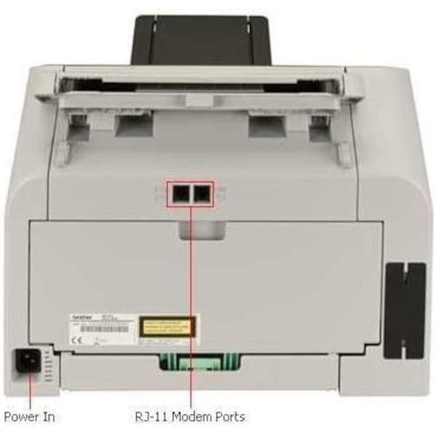 Brother FAX-2840 High Speed Mono Laser Fax Machine, Dark/Light Gray - FAX2840, 17.750x18.125x16.625