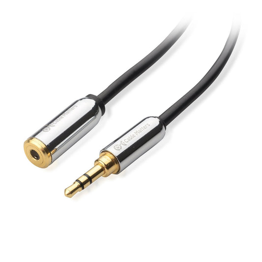 Cable Matters Male to Female Headphone Extension Cable (3.5mm Extension Cable) 6 Feet for Car Stereo, iPhone, iPad, Samsung Galaxy Smartphones, MP3 Players and Laptops
