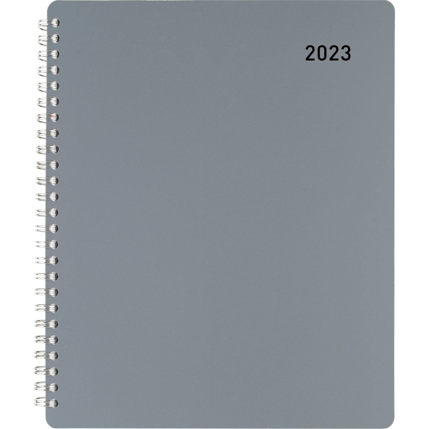 Office Depot� Brand Weekly/Monthly Planner, 7" x 9", Silver, January To December 2023, OD712000