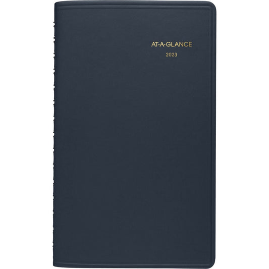 AT-A-GLANCE 2023 RY Weekly Appointment Book Planner, Navy, Small, 5" x 8"
