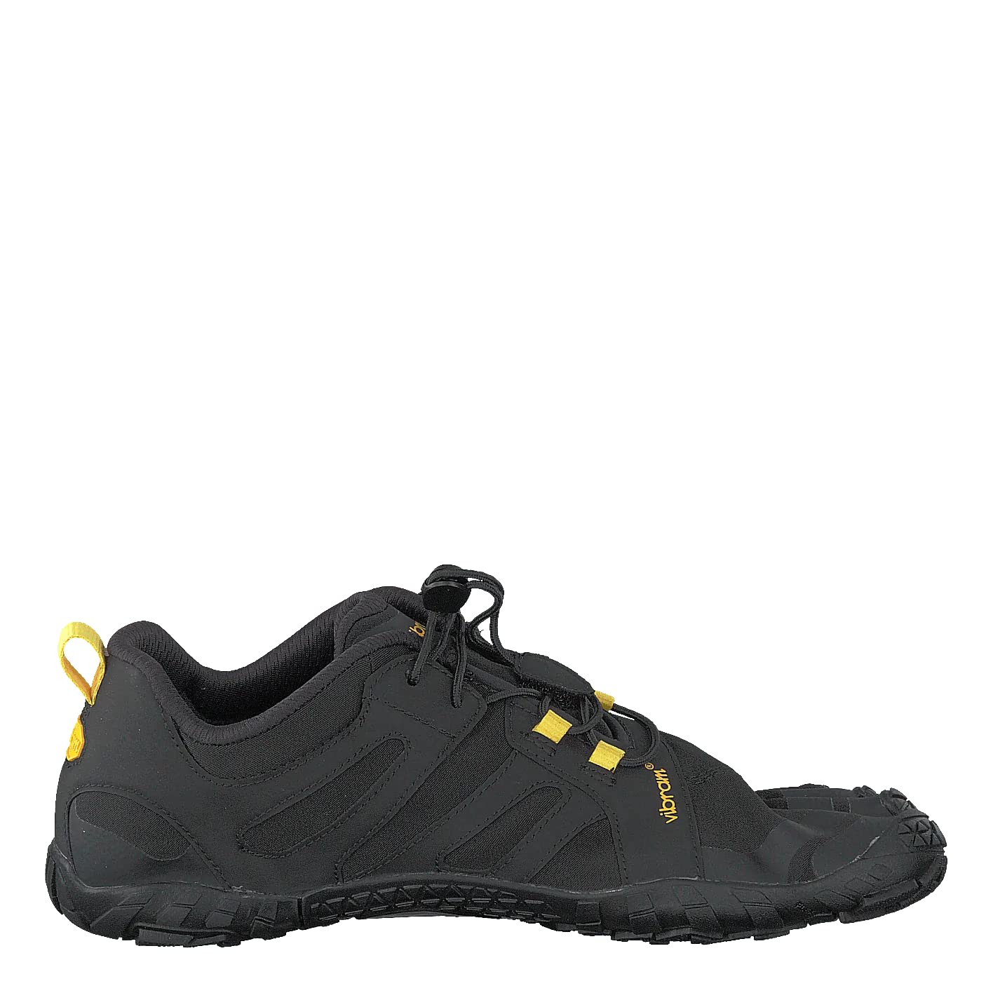 Vibram Women's FiveFingers V-Trail 2.0 Shoe, Black/Yellow, 39 EU / 8-8.5 US