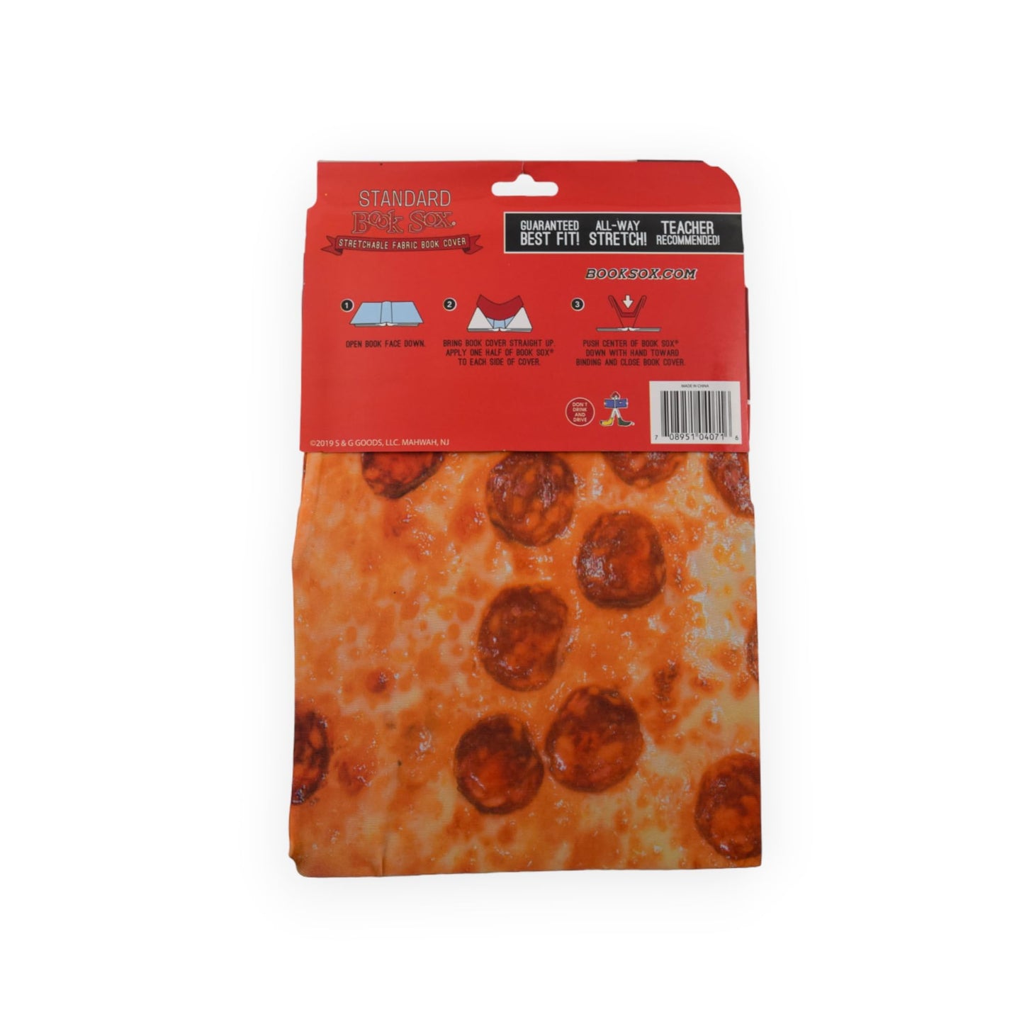 The Original Book Sox - Classic Pizza Design, Standard Size