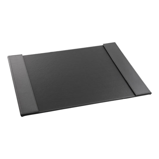 Realspace™ Executive Desk Pad, 19" x 24", Black/Gray