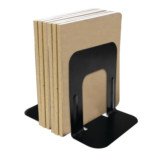 Brenton Studio 58% Recycled Steel Bookend, 7in., Black, OD7104