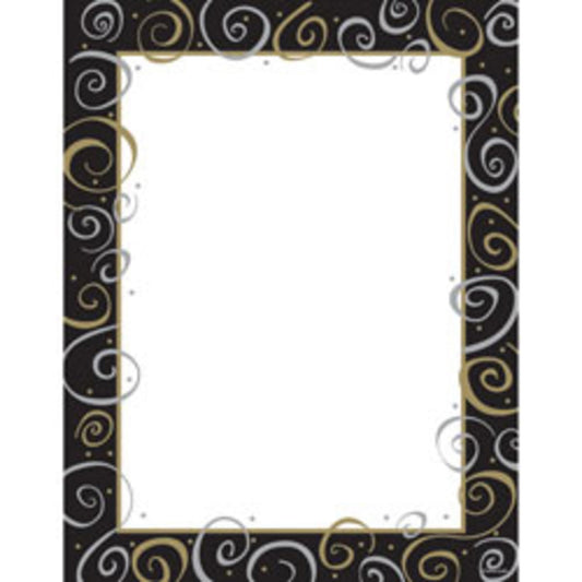 Gartner™ Studios Design Paper, 8 1/2" x 11", 60 Lb, Silver And Gold, Pack Of 100 Sheets
