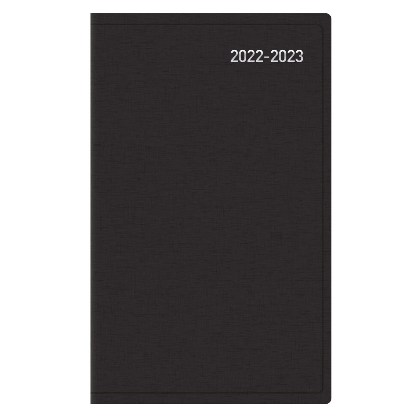 Office Depot� Brand Weekly Academic Planner, 4" x 6-3/8", 30% Recycled, Black, July 2022 to June 2023