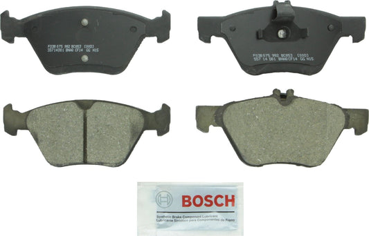 BOSCH BC853 QuietCast Premium Ceramic Disc Brake Pad Set - Compatible With Select Chrysler Crossfire; Mercedes-Benz E300, E320, E350, E430, SLK320; FRONT