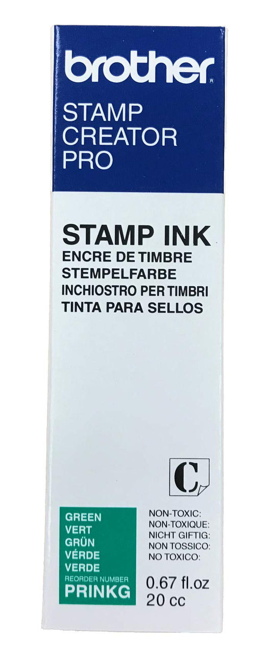 6/Pack Stamp Creator Rubber Stamp Ink Refill (Green) for Brother SC2000 StampCreator