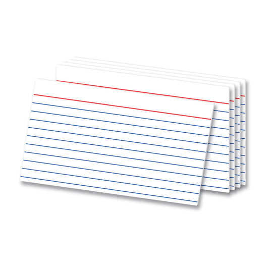 OfficeMax Heavyweight Index Cards, 3" x 5", Pack of 100