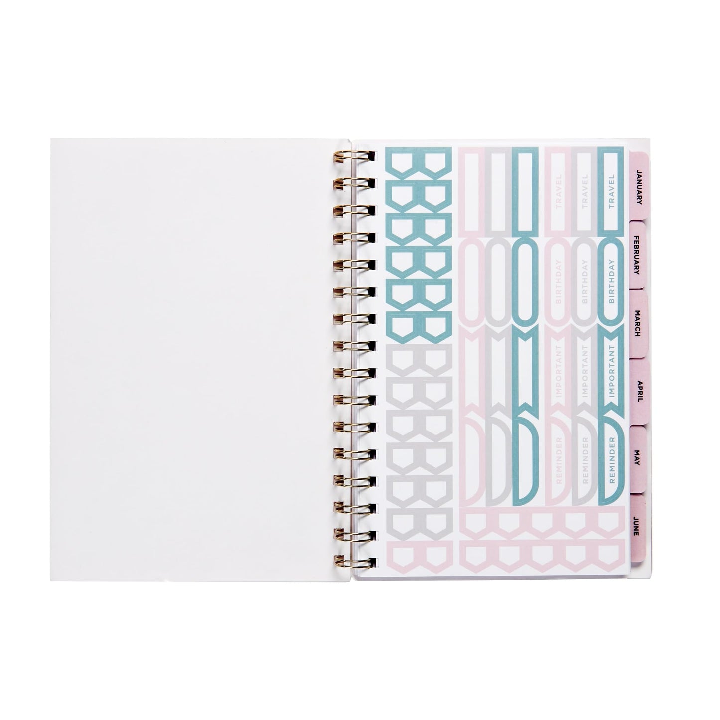 Gartner Studios Weekly Planner, 5" x 8", Pink Dot, January to December 2023