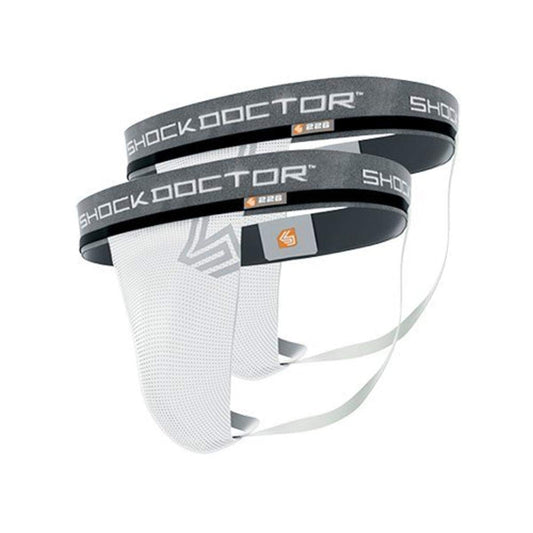 Shock Doctor Men's Core Supporter without Cup Pocket (Pack of 2), X-Large