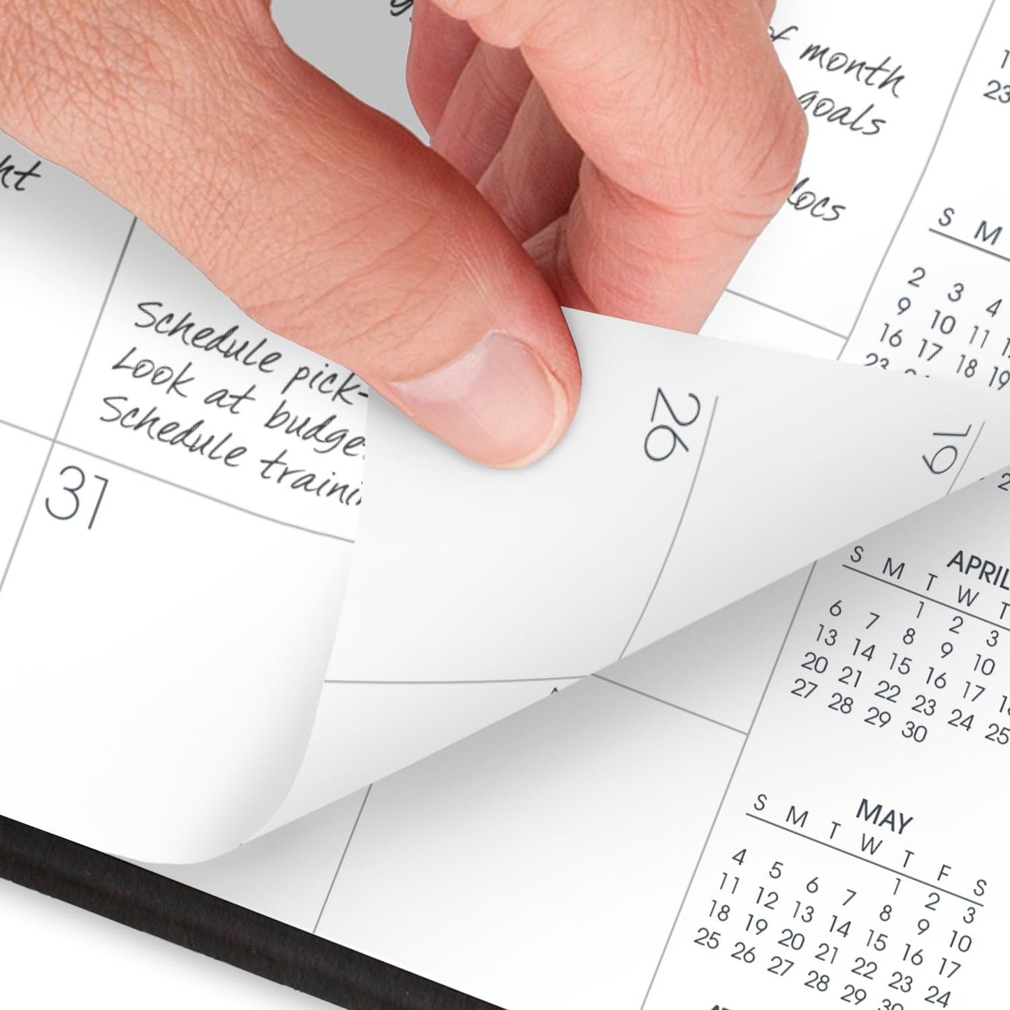AT-A-GLANCE 2025 Planner, Monthly, 7" x 8-3/4", Medium, Black (701200525)