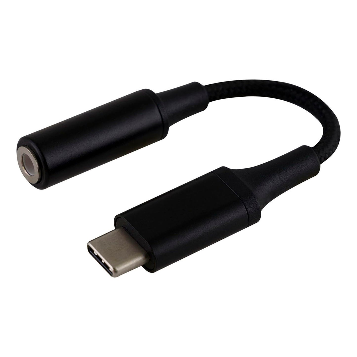 ATIVA� USB-C to 3.5mm Audio Adapter, Black