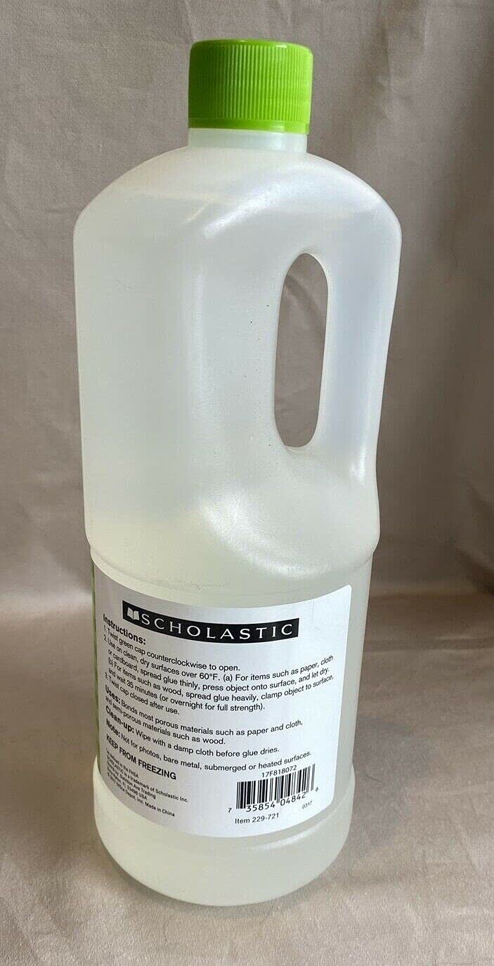 Scholastic Liquid Glue, 32.4 Oz, Clear