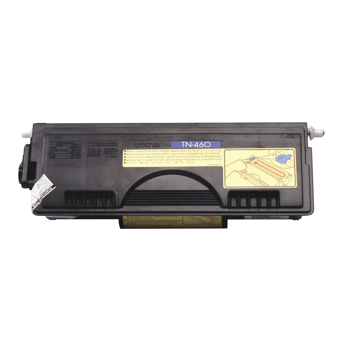 Brother Genuine High Yield Toner Cartridge, TN460, Replacement Black Toner, Page Yield Up to 6,000 Pages