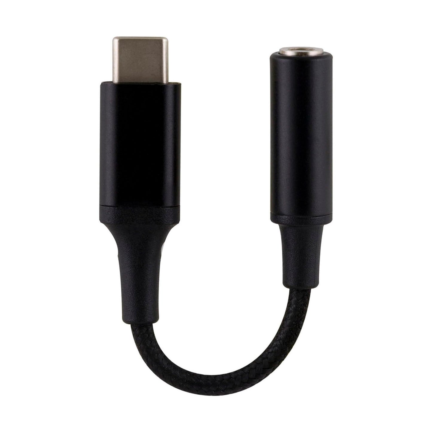 ATIVA� USB-C to 3.5mm Audio Adapter, Black