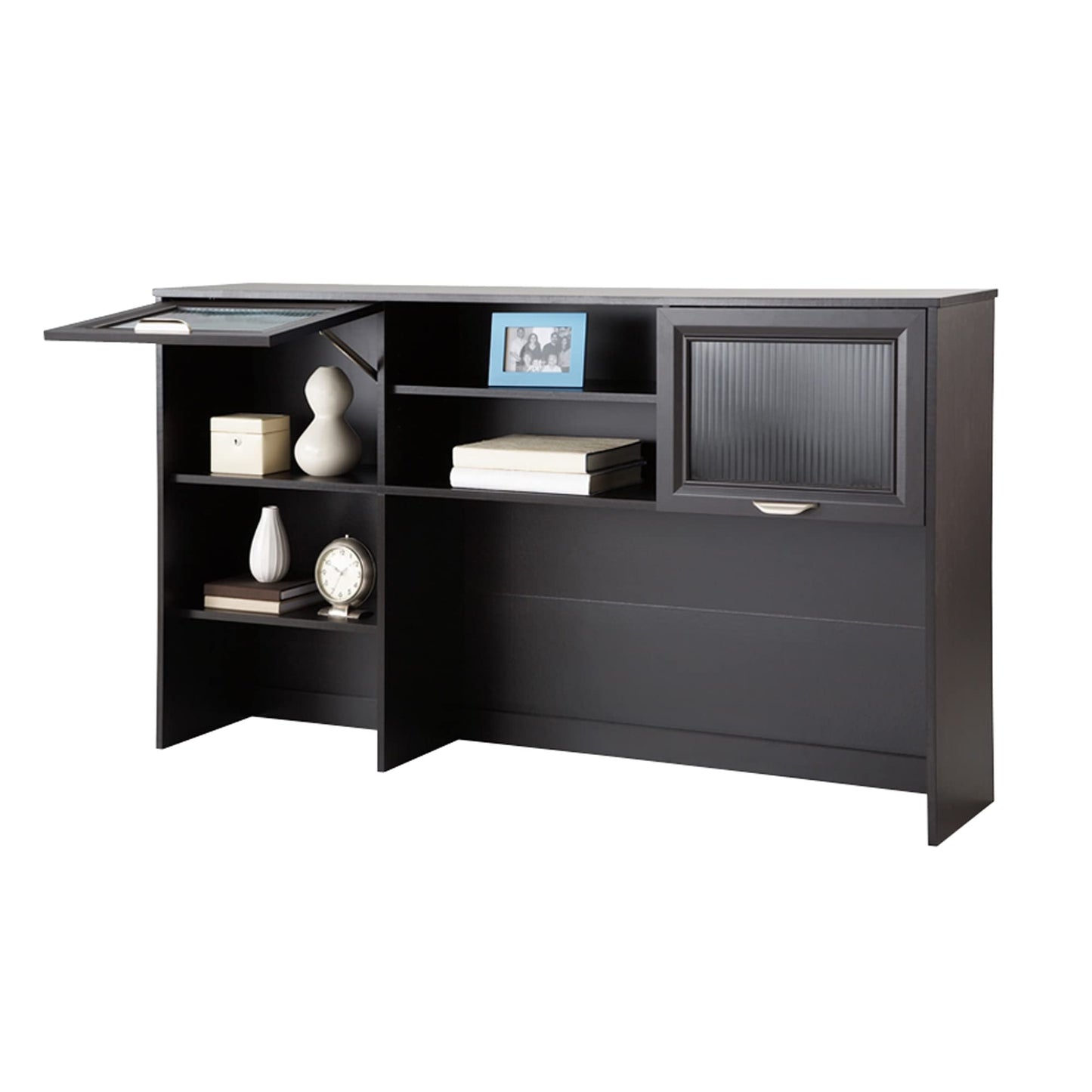 Realspace Magellan 58"W Hutch For Corner Desk, Espresso