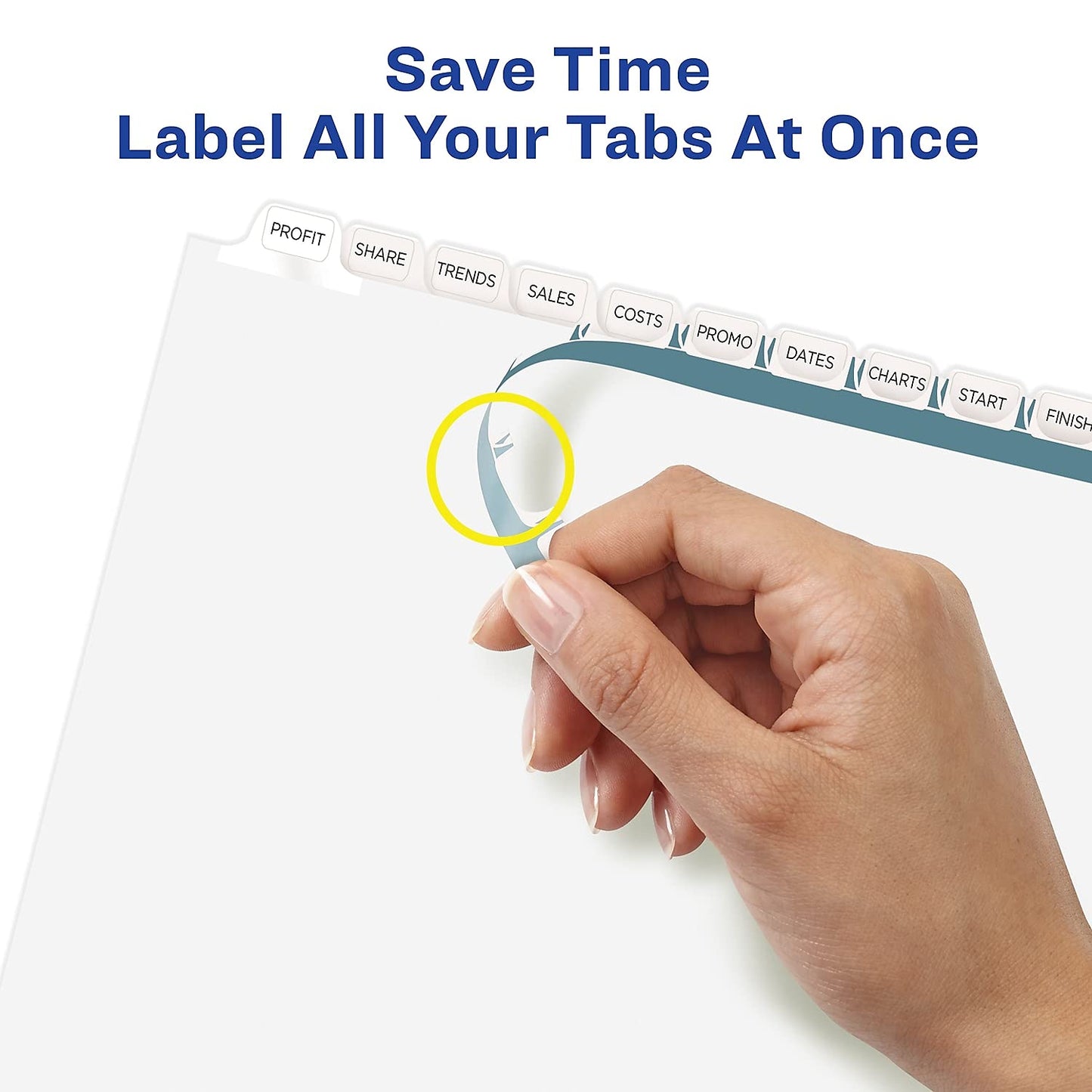 Avery 11429 Index Maker, Laser, Punched, 12-Tabs, 5/ST, 8-1/2-Inch x11-Inch,CL