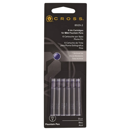 Cross Slim Fountain Pen Refill - Blue