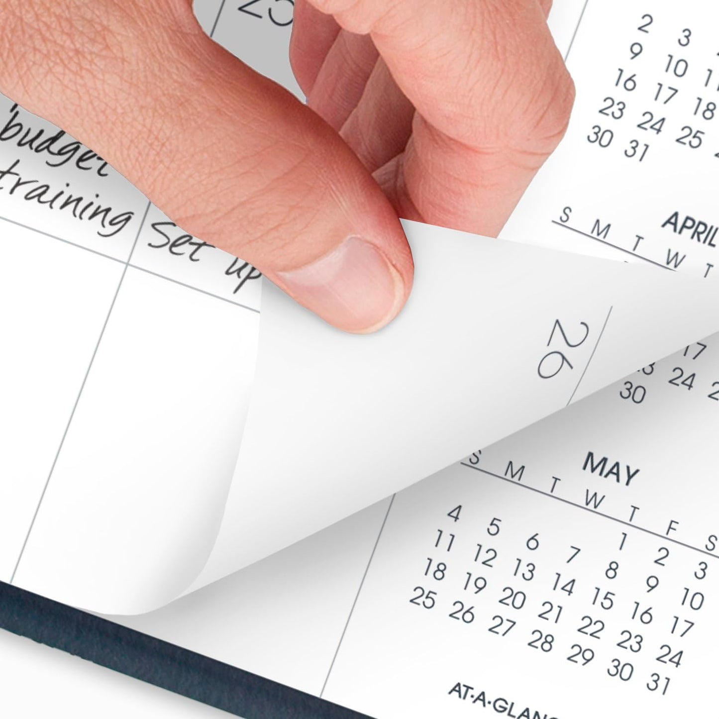 AT-A-GLANCE 2025 Planner, Monthly, 9" x 11", Large, Navy (702602025)