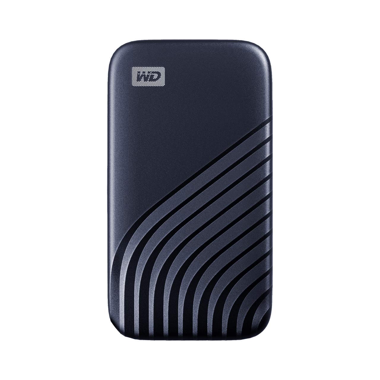 WD 1TB My Passport SSD Portable SSD USB-C USB 3.2 Gen 2 External NVMe Solid State Drive up to 1050 MB/s 2-Meters Drop Resistance - Midnight Blue