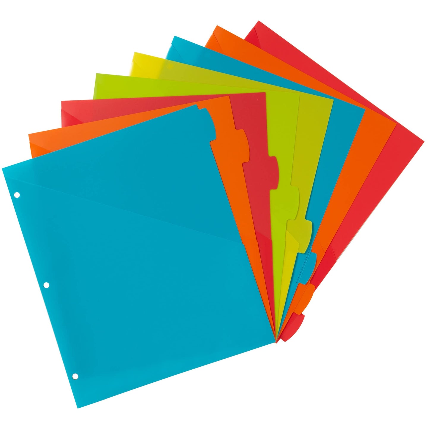 Avery Write & Erase Durable Plastic Dividers with Pockets