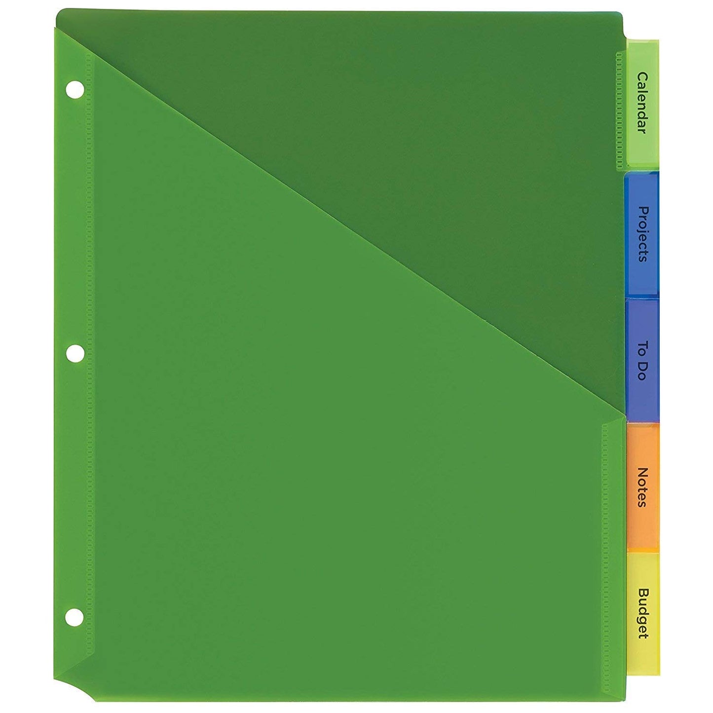Avery Big Tab Insertable Plastic Dividers with Pockets, 5 Multicolor Tabs, Pack of 3 (11902)