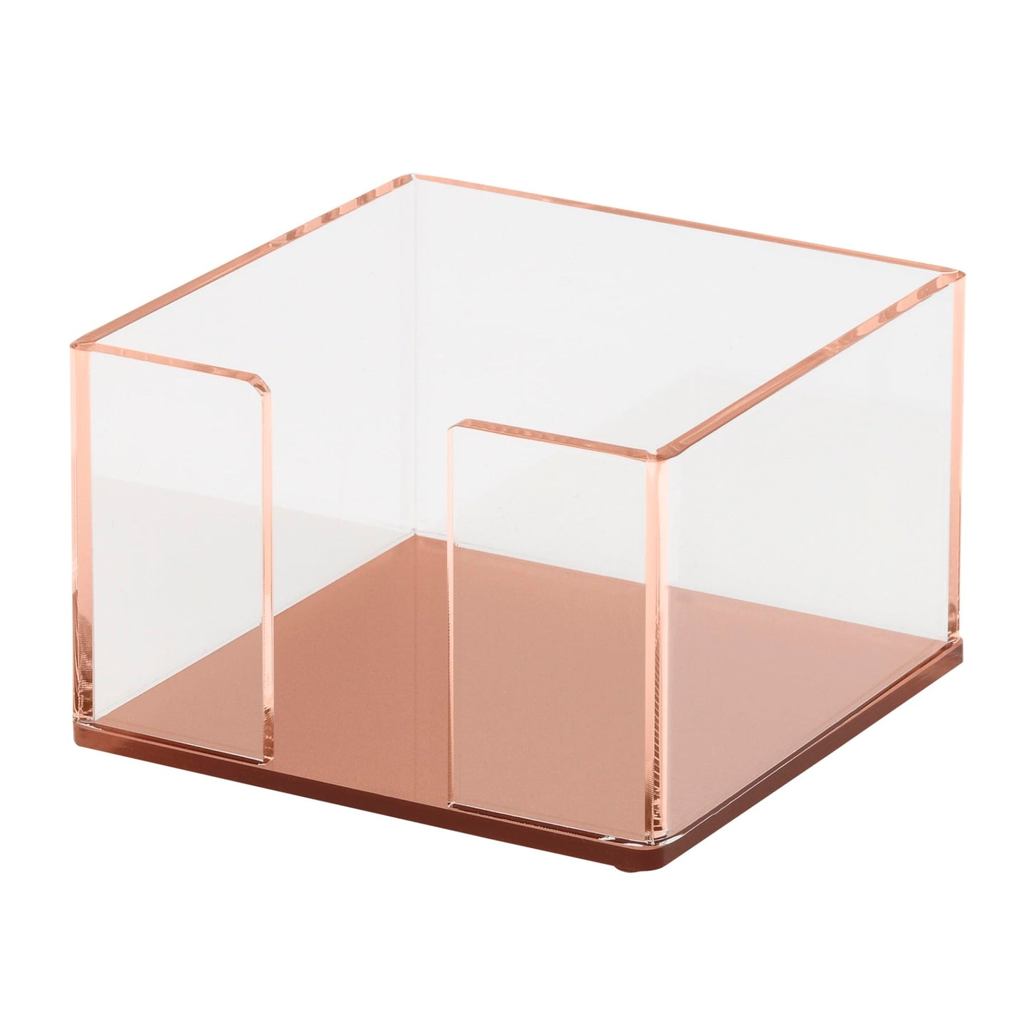 Realspace® Rose Gold Acrylic Memo Holder