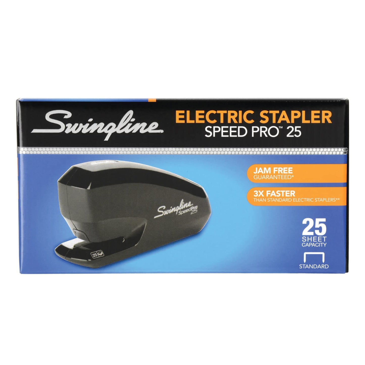 Swingline Electric Stapler, 25 Sheet Capacity, Speed Pro 25, Black (S7042150)