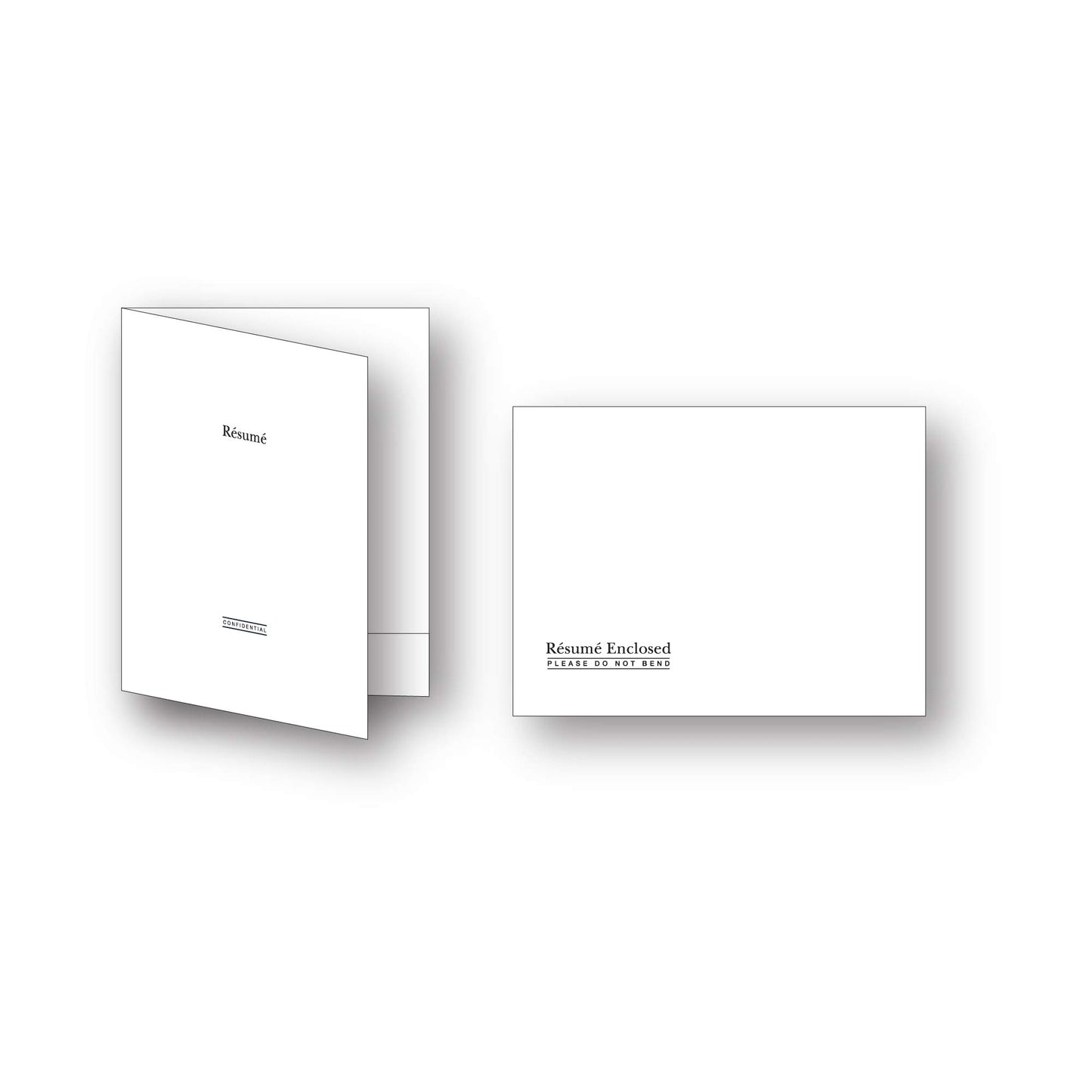 Southworth� R�sum� Folders & Envelopes, 9" x 12", 88-Lb, White/Silver, Pack Of 5