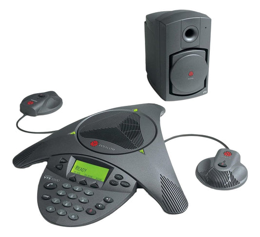 Polycom SoundStation VTX 1000 Conference Telephone - Mics and Subwoofer Not Included