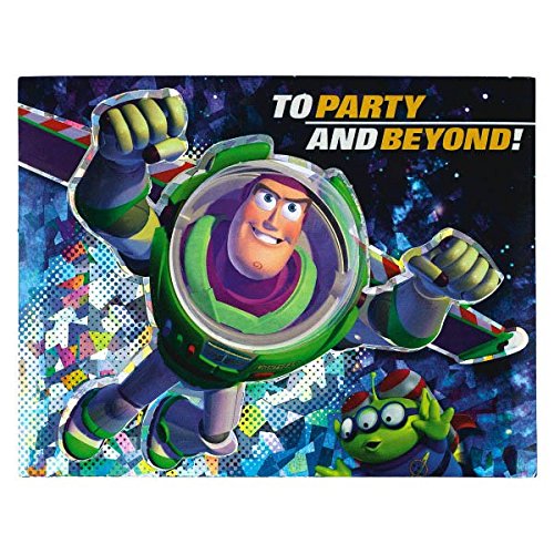 Amscan Disney Toy Story Party Invitation Card (8 Piece), Multicolor, 4 3/4" x 6 1/4"