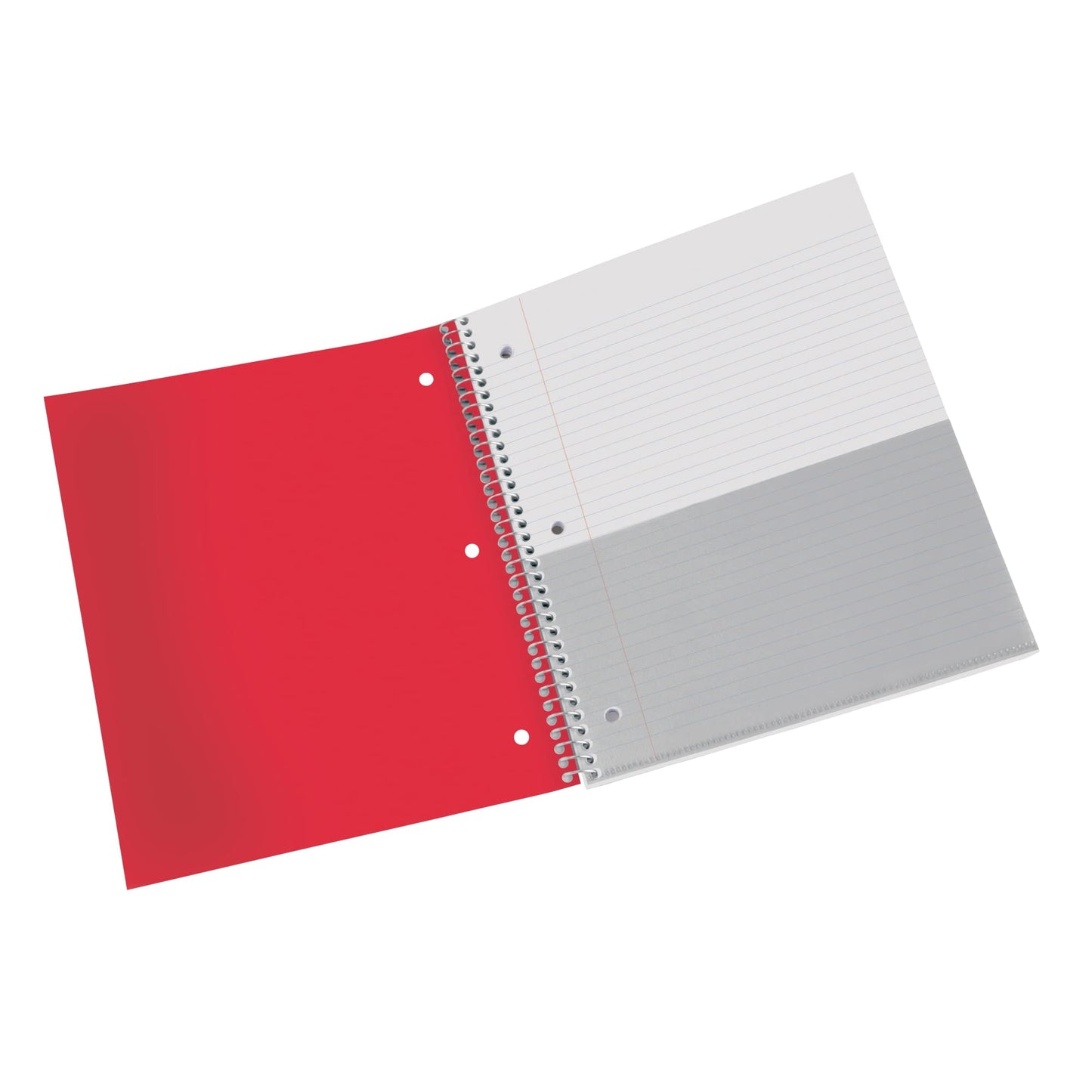 Office Depot� Brand Stellar Poly Notebook, 8-1/2" x 11", 5 Subject, College Ruled, 200 Sheets, Red [Unknown Binding]