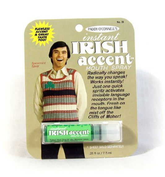 Gag Gifts - Instant Irish Accent Breath Spray