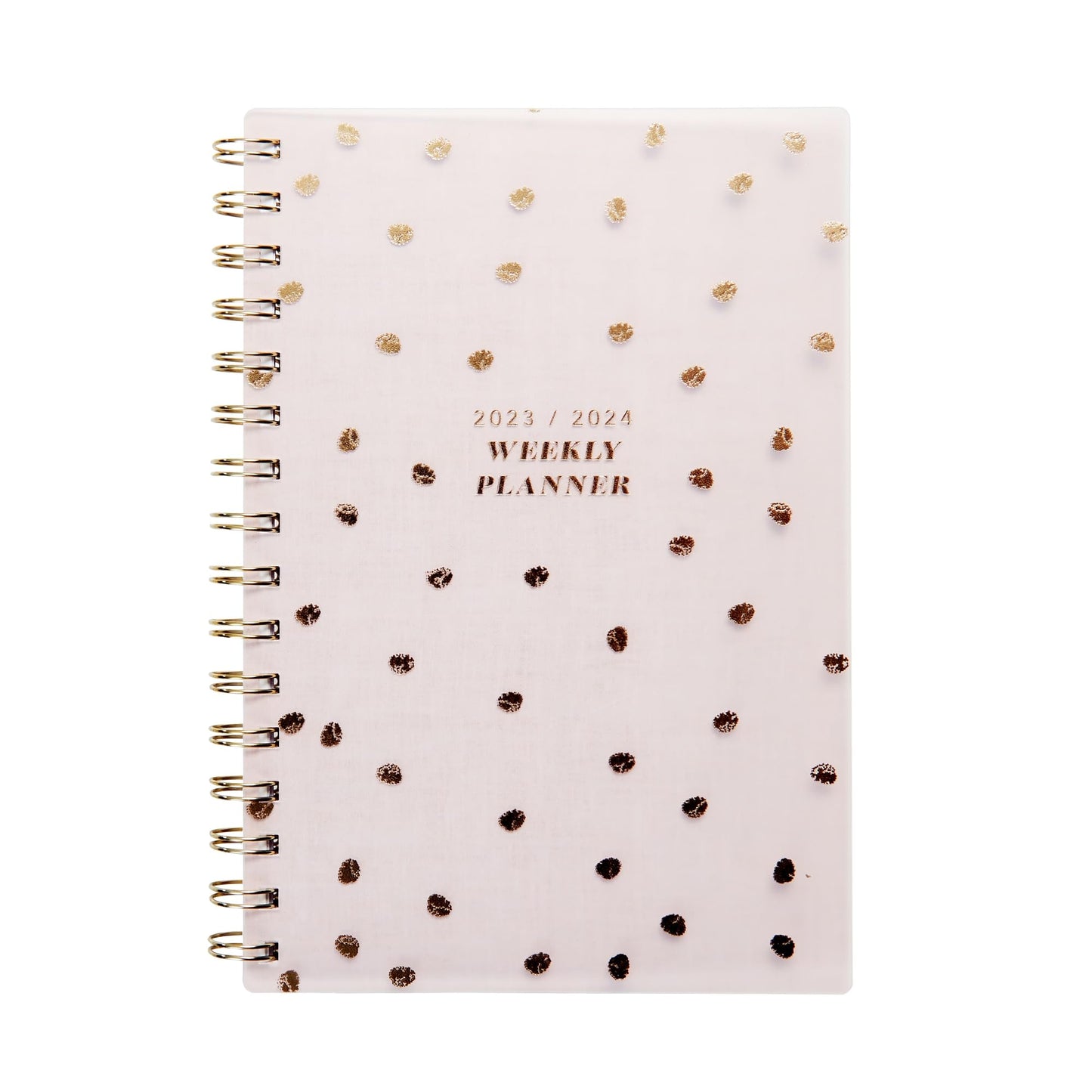 Gartner Studios Weekly Planner, 5" x 8", Pink Dot, January to December 2023