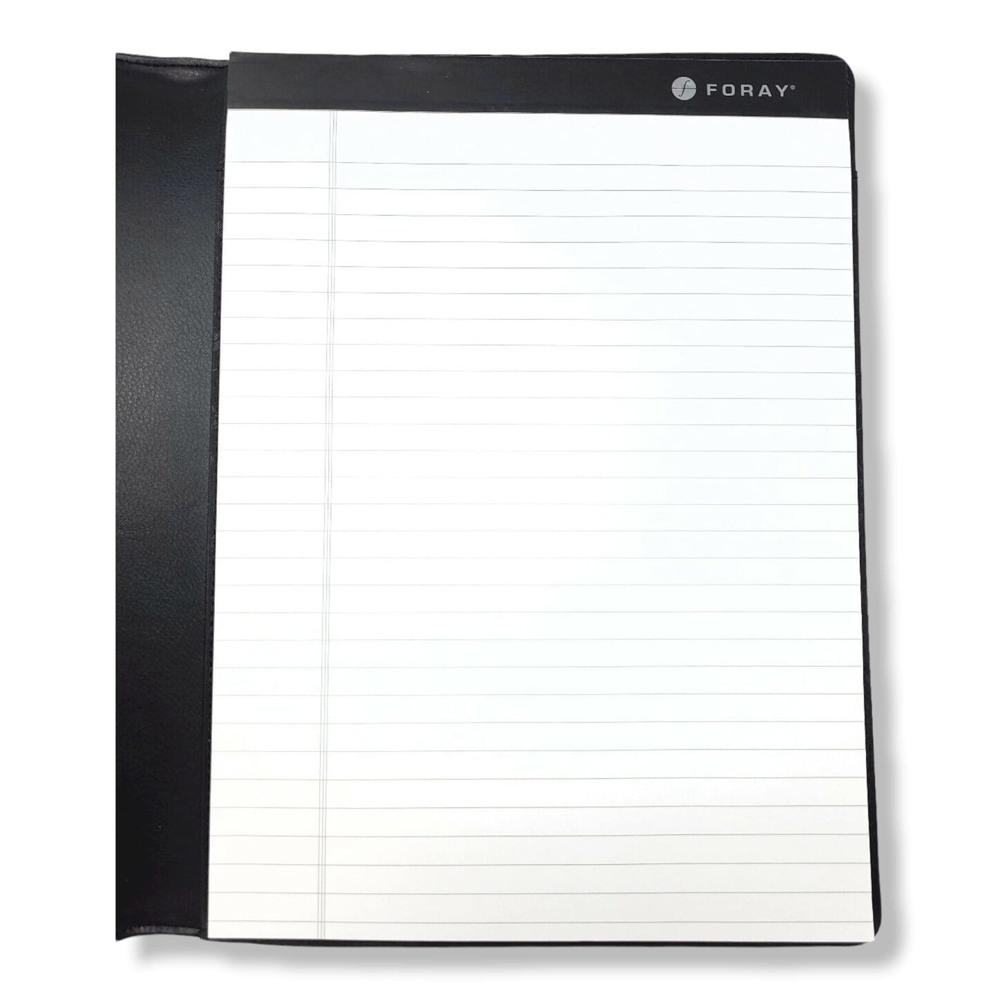 Foray Legal Pad Holder Letter Size with 2 Pockets and 4 Card Pocket Calculator, Black SKU: 146281
