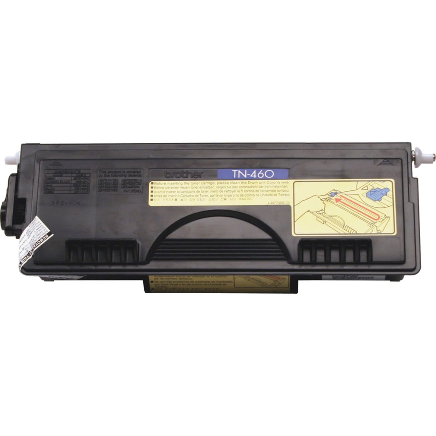 Brother Genuine High Yield Toner Cartridge, TN460, Replacement Black Toner, Page Yield Up to 6,000 Pages