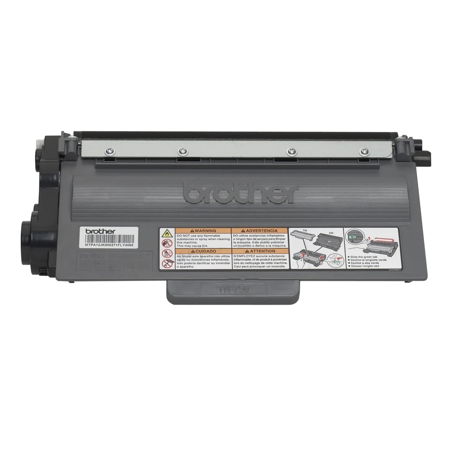 Brother Genuine High Yield Toner Cartridge, TN750, Replacement Black Toner, Page Yield Up to 8,000 Pages, Amazon Dash Replenishment Cartridge