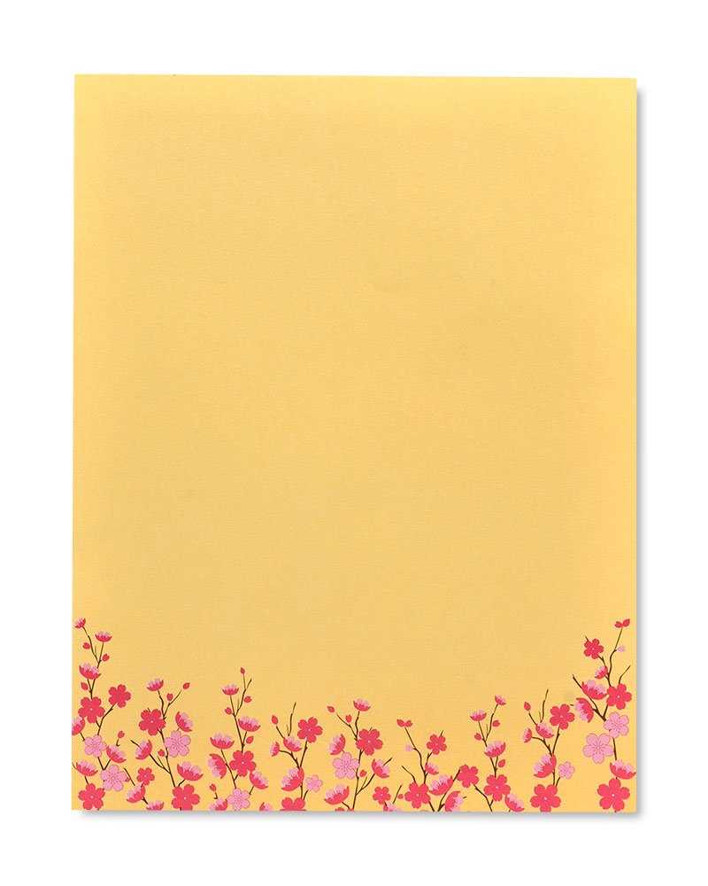 Cherry Blossom Stationery - 100 Count