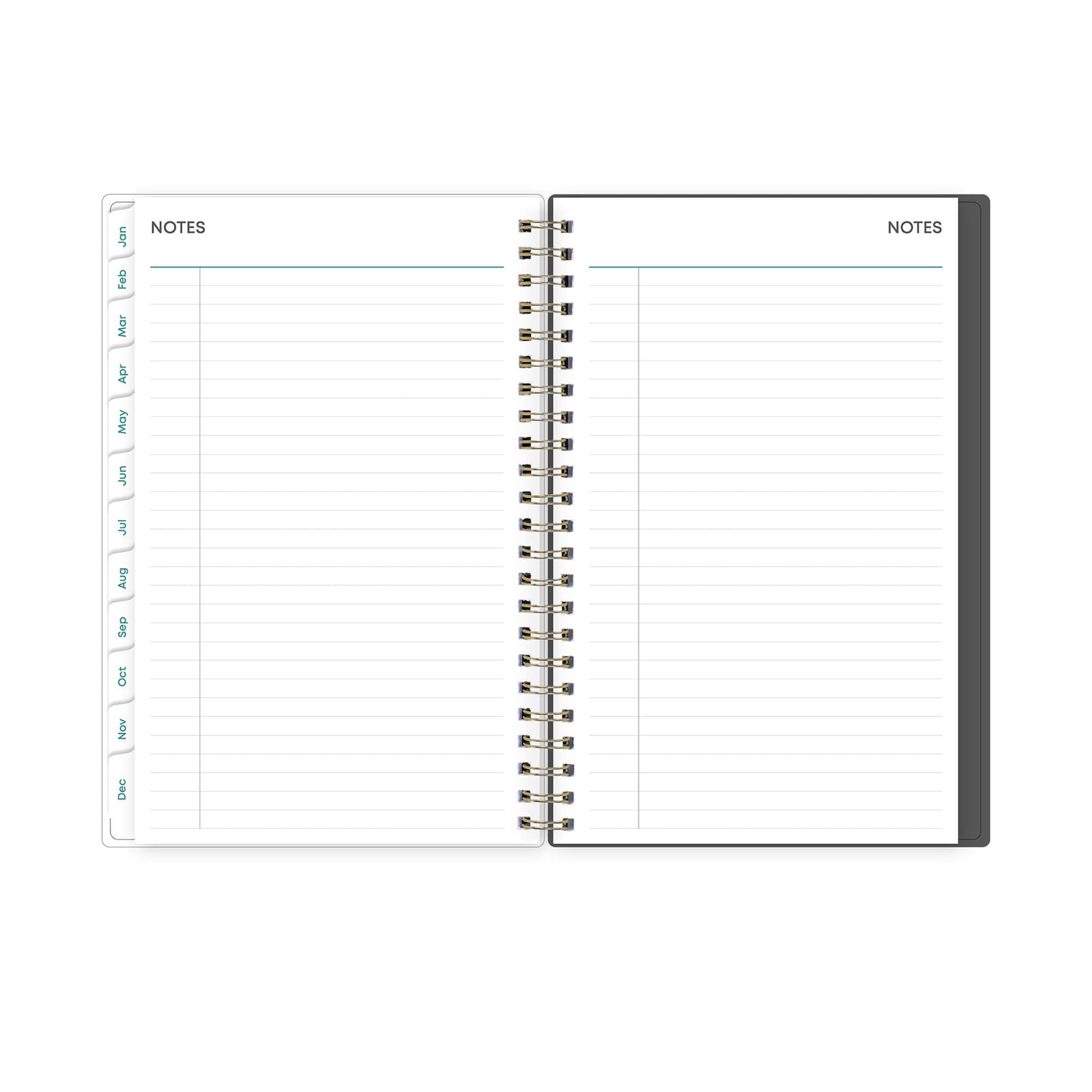 2024 Blue Sky™ Winnie Charcoal Weekly/Monthly Planning Calendar, 5" x 8", Gray, January to December