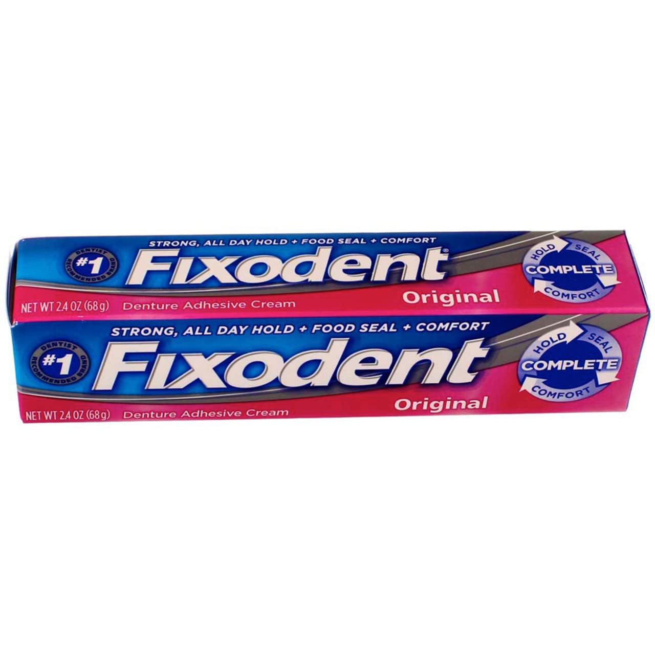 Fixodent Complete Original Denture Adhesive Cream, 2.4 Oz