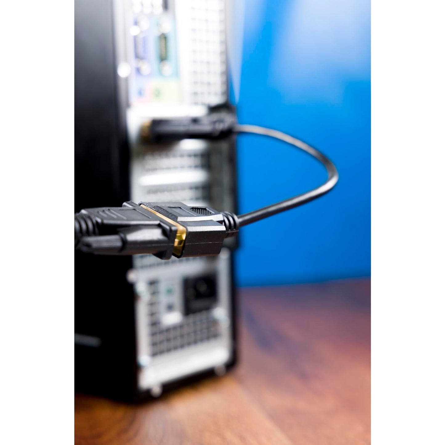 ATIVA® DVI to VGA Pigtail Adapter, DVI-I Male to VGA Female, Video Only, Black